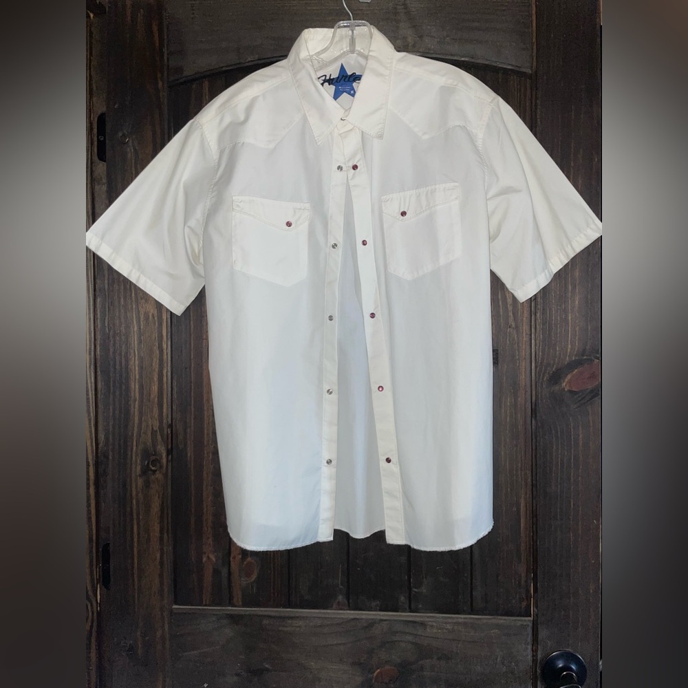 Men's HurleyWhite Short Sleeve Shirt